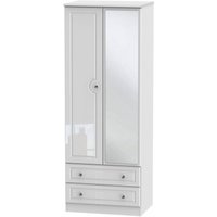 Click to view product details and reviews for Balmoral White Gloss 2 Door Tall Combi Wardrobe 1 Mirror. Click to view product details and reviews for Balmoral White Gloss 2 Door Tall Combi Wardrobe 1 Mirror.