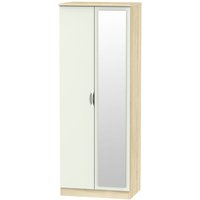 Click to view product details and reviews for Camden Gloss Cashmere And Oak Effect 2 Door Tall Wardrobe 1 Mirror. Click to view product details and reviews for Camden Gloss Cashmere And Oak Effect 2 Door Tall Wardrobe 1 Mirror.