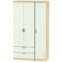 Click to view product details and reviews for Camden Cashmere And Oak Effect 3 Door Tall Triple Wardrobe Lhf 2 Drawers. Click to view product details and reviews for Camden Cashmere And Oak Effect 3 Door Tall Triple Wardrobe Lhf 2 Drawers.
