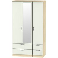 Click to view product details and reviews for Camden Cashmere And Oak Effect 3 Door Tall Combi Wardrobe 1 Mirror. Click to view product details and reviews for Camden Cashmere And Oak Effect 3 Door Tall Combi Wardrobe 1 Mirror.