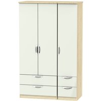 Click to view product details and reviews for Camden Cashmere And Oak Effect 3 Door Triple Wardrobe 4 Drawers. Click to view product details and reviews for Camden Cashmere And Oak Effect 3 Door Triple Wardrobe 4 Drawers.