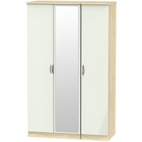 Click to view product details and reviews for Camden Cashmere And Oak Effect 3 Door Triple Wardrobe 1 Mirror. Click to view product details and reviews for Camden Cashmere And Oak Effect 3 Door Triple Wardrobe 1 Mirror.