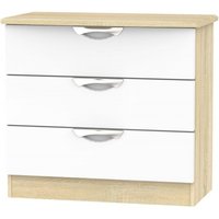 Click to view product details and reviews for Camden White Gloss And Oak Effect 3 Drawer Small Chest. Click to view product details and reviews for Camden White Gloss And Oak Effect 3 Drawer Small Chest.