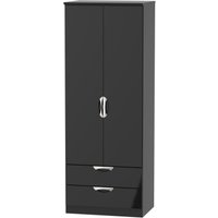 Click to view product details and reviews for Camden Black Gloss 2 Door 2 Drawer Tall Wardrobe. Click to view product details and reviews for Camden Black Gloss 2 Door 2 Drawer Tall Wardrobe.