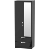 Click to view product details and reviews for Camden Black Gloss 2 Door Tall Combi Wardrobe 1 Mirror. Click to view product details and reviews for Camden Black Gloss 2 Door Tall Combi Wardrobe 1 Mirror.