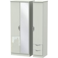 Click to view product details and reviews for Camden Cashmere 3 Door Tall Combi Wardrobe 1 Mirror And Rhf 2 Drawers. Click to view product details and reviews for Camden Cashmere 3 Door Tall Combi Wardrobe 1 Mirror And Rhf 2 Drawers.
