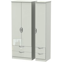 Click to view product details and reviews for Camden Cashmere 3 Door Tall Triple Wardrobe 4 Drawers. Click to view product details and reviews for Camden Cashmere 3 Door Tall Triple Wardrobe 4 Drawers.
