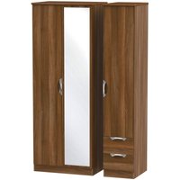 Click to view product details and reviews for Camden Walnut Effect 3 Door Tall Combi Wardrobe 1 Mirror And Rhf 2 Drawers. Click to view product details and reviews for Camden Walnut Effect 3 Door Tall Combi Wardrobe 1 Mirror And Rhf 2 Drawers.