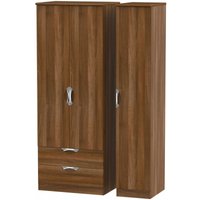 Click to view product details and reviews for Camden Walnut Effect 3 Door Tall Triple Wardrobe Lhf 2 Drawers. Click to view product details and reviews for Camden Walnut Effect 3 Door Tall Triple Wardrobe Lhf 2 Drawers.