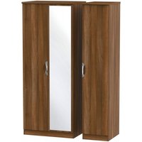 Click to view product details and reviews for Camden Walnut Effect 3 Door Triple Wardrobe 1 Mirror. Click to view product details and reviews for Camden Walnut Effect 3 Door Triple Wardrobe 1 Mirror.