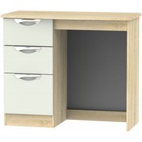 Click to view product details and reviews for Camden Gloss Cashmere And Oak Effect 3 Drawer Single Dressing Table. Click to view product details and reviews for Camden Gloss Cashmere And Oak Effect 3 Drawer Single Dressing Table.