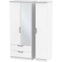Click to view product details and reviews for Camden White Matt 3 Door Combi Wardrobe 1 Mirror And Lhf 2 Drawers. Click to view product details and reviews for Camden White Matt 3 Door Combi Wardrobe 1 Mirror And Lhf 2 Drawers.