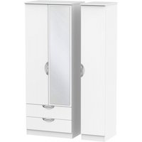 Click to view product details and reviews for Camden White Matt 3 Door Tall Combi Wardrobe 1 Mirror And Lhf 2 Drawers. Click to view product details and reviews for Camden White Matt 3 Door Tall Combi Wardrobe 1 Mirror And Lhf 2 Drawers.