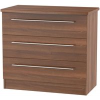 Click to view product details and reviews for Sherwood Walnut Effect 3 Drawer Small Chest. Click to view product details and reviews for Sherwood Walnut Effect 3 Drawer Small Chest.