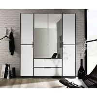 Click to view product details and reviews for Rauch Essensa 181cm White 4 Door Combi Wardrobe Metallic Grey Carcase. Click to view product details and reviews for Rauch Essensa 181cm White 4 Door Combi Wardrobe Metallic Grey Carcase.