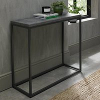 Click to view product details and reviews for Bentley Designs Renzo Zinc And Dark Grey Narrow Console Table. Click to view product details and reviews for Bentley Designs Renzo Zinc And Dark Grey Narrow Console Table.