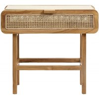 Click to view product details and reviews for Nordal Merge Teak Wood Rattan With Glass Console Table With Glass Top. Click to view product details and reviews for Nordal Merge Teak Wood Rattan With Glass Console Table With Glass Top.