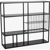 Click to view product details and reviews for Nordal Rur Black Glass Wall Shelf. Click to view product details and reviews for Nordal Rur Black Glass Wall Shelf.