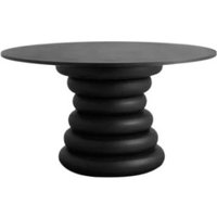 Click to view product details and reviews for Nordal Yalu Black 6 Seater Round Dining Table. Click to view product details and reviews for Nordal Yalu Black 6 Seater Round Dining Table.