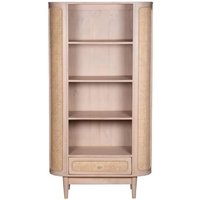 Click to view product details and reviews for Vance Curved Natural Rattan And Mango Wood Bookcase. Click to view product details and reviews for Vance Curved Natural Rattan And Mango Wood Bookcase.