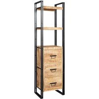 Click to view product details and reviews for Bhuj Industrial Style Wooden Narrow Bookcase. Click to view product details and reviews for Bhuj Industrial Style Wooden Narrow Bookcase.
