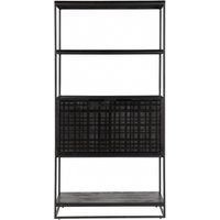 Click to view product details and reviews for Fusion Black Mango Wood Bookcase Geometric. Click to view product details and reviews for Fusion Black Mango Wood Bookcase Geometric.