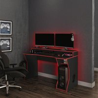 Click to view product details and reviews for Enzo Black And Red Gaming Desk. Click to view product details and reviews for Enzo Black And Red Gaming Desk.