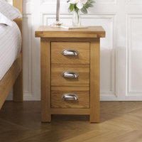 Click to view product details and reviews for Woburn Rustic Oak 3 Drawer Bedside Cabinet. Click to view product details and reviews for Woburn Rustic Oak 3 Drawer Bedside Cabinet.
