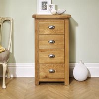 Click to view product details and reviews for Woburn Rustic Oak 4 Drawer Narrow Chest. Click to view product details and reviews for Woburn Rustic Oak 4 Drawer Narrow Chest.