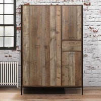Click to view product details and reviews for Urban Industrial Style Rustic Wood Effect 4 Door Wardrobe. Click to view product details and reviews for Urban Industrial Style Rustic Wood Effect 4 Door Wardrobe.