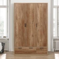 Click to view product details and reviews for Stockwell Rustic Oak Effect 3 Door Wardrobe 2 Drawers. Click to view product details and reviews for Stockwell Rustic Oak Effect 3 Door Wardrobe 2 Drawers.