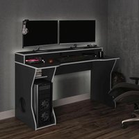 Click to view product details and reviews for Enzo Black And Silver Gaming Desk. Click to view product details and reviews for Enzo Black And Silver Gaming Desk.