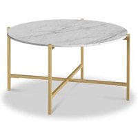 Click to view product details and reviews for Marmora White Marble And Gold Round Coffee Table. Click to view product details and reviews for Marmora White Marble And Gold Round Coffee Table.