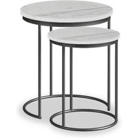 Click to view product details and reviews for Marmora White Marble And Grey Round Nest Of 2 Tables. Click to view product details and reviews for Marmora White Marble And Grey Round Nest Of 2 Tables.