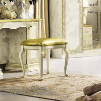 Click to view product details and reviews for Leonardo Dressing Stool Padded Ivory And Gold. Click to view product details and reviews for Leonardo Dressing Stool Padded Ivory And Gold.