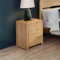 Click to view product details and reviews for Curve Bedside Cabinet 3 Drawer Small Oak. Click to view product details and reviews for Curve Bedside Cabinet 3 Drawer Small Oak.