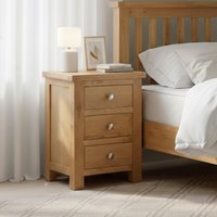 Click to view product details and reviews for Appleby Bedside Cabinet 3 Drawer Oak. Click to view product details and reviews for Appleby Bedside Cabinet 3 Drawer Oak.