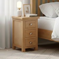 Click to view product details and reviews for Appleby Compact Bedside Cabinet 3 Drawer Oak. Click to view product details and reviews for Appleby Compact Bedside Cabinet 3 Drawer Oak.