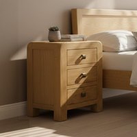 Click to view product details and reviews for Curve Bedside Cabinet 3 Drawer Oak. Click to view product details and reviews for Curve Bedside Cabinet 3 Drawer Oak.