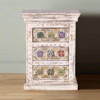 Click to view product details and reviews for Awendaw Bedside Cabinet 3 Drawer Mango Wood White Washed. Click to view product details and reviews for Awendaw Bedside Cabinet 3 Drawer Mango Wood White Washed.
