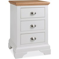 Click to view product details and reviews for Hampstead Two Tone Bedside Cabinet 3 Drawer. Click to view product details and reviews for Hampstead Two Tone Bedside Cabinet 3 Drawer.