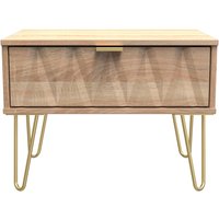 Click to view product details and reviews for Diamond Midi Bedside Table 1 Drawer With Gold Hairpin Legs Oak. Click to view product details and reviews for Diamond Midi Bedside Table 1 Drawer With Gold Hairpin Legs Oak.