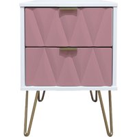 Click to view product details and reviews for Diamond Bedside Cabinet 2 Drawer With Gold Hairpin Legs Pink And White. Click to view product details and reviews for Diamond Bedside Cabinet 2 Drawer With Gold Hairpin Legs Pink And White.