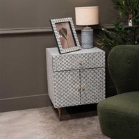 Click to view product details and reviews for Burgess Bedside Cabinet Grey Bone Inlay 2 Door 1 Drawer. Click to view product details and reviews for Burgess Bedside Cabinet Grey Bone Inlay 2 Door 1 Drawer.