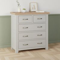 Wilmont Chest - 2+3 Drawer - Grey Painted Wilmont Chest - 2+3 Drawer - Grey Painted