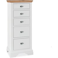 Click to view product details and reviews for Hampstead Two Tone Tall Chest 5 Drawer. Click to view product details and reviews for Hampstead Two Tone Tall Chest 5 Drawer.