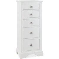 Click to view product details and reviews for Hampstead White Tall Chest 5 Drawer. Click to view product details and reviews for Hampstead White Tall Chest 5 Drawer.