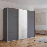Click to view product details and reviews for Kulmbach Sliding Wardrobe 203cm 3 Door Metallic Dark Grey White Glass Front. Click to view product details and reviews for Kulmbach Sliding Wardrobe 203cm 3 Door Metallic Dark Grey White Glass Front.