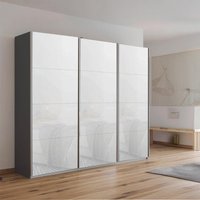 Click to view product details and reviews for Kulmbach Sliding Wardrobe 203cm 3 Door Metallic Dark Grey White Glass. Click to view product details and reviews for Kulmbach Sliding Wardrobe 203cm 3 Door Metallic Dark Grey White Glass.