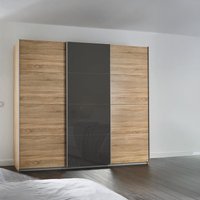 Click to view product details and reviews for Kulmbach Sliding Wardrobe 203cm 3 Door Sonoma Oak Basalt Glass Front. Click to view product details and reviews for Kulmbach Sliding Wardrobe 203cm 3 Door Sonoma Oak Basalt Glass Front.